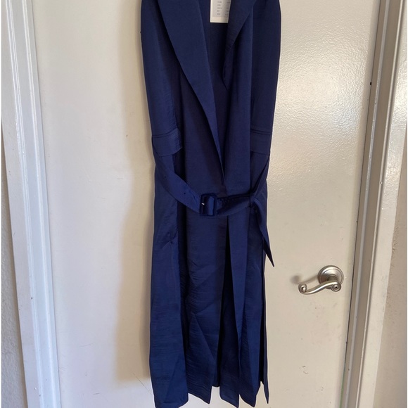 COPY - Chris Gramer Belted Long Vest SZ S NWT - Picture 2 of 7